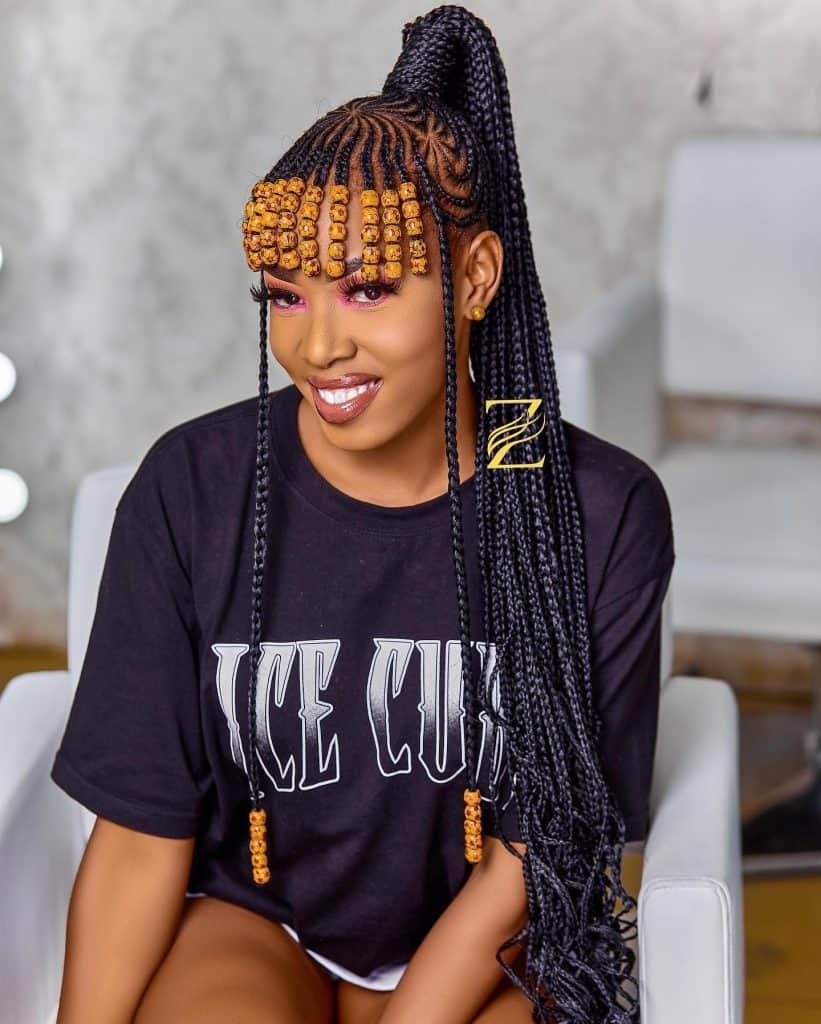 african braids hairstyles 2023 with beads