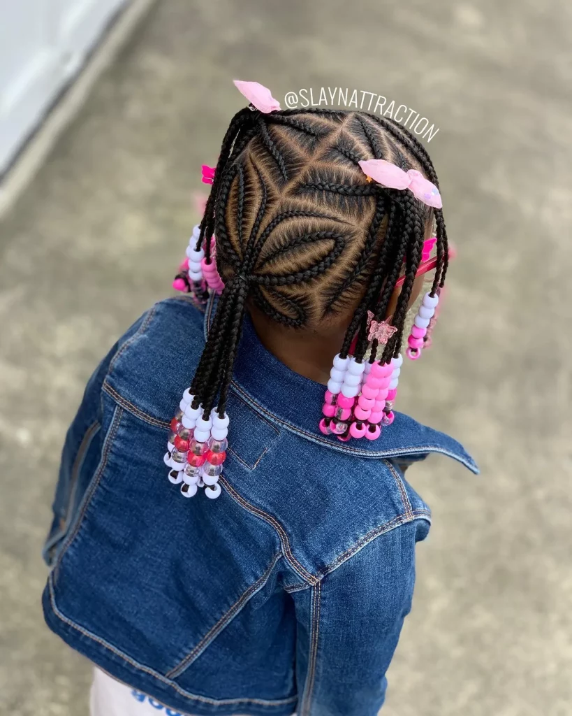Baby face hairstyle for school girl in nigeria